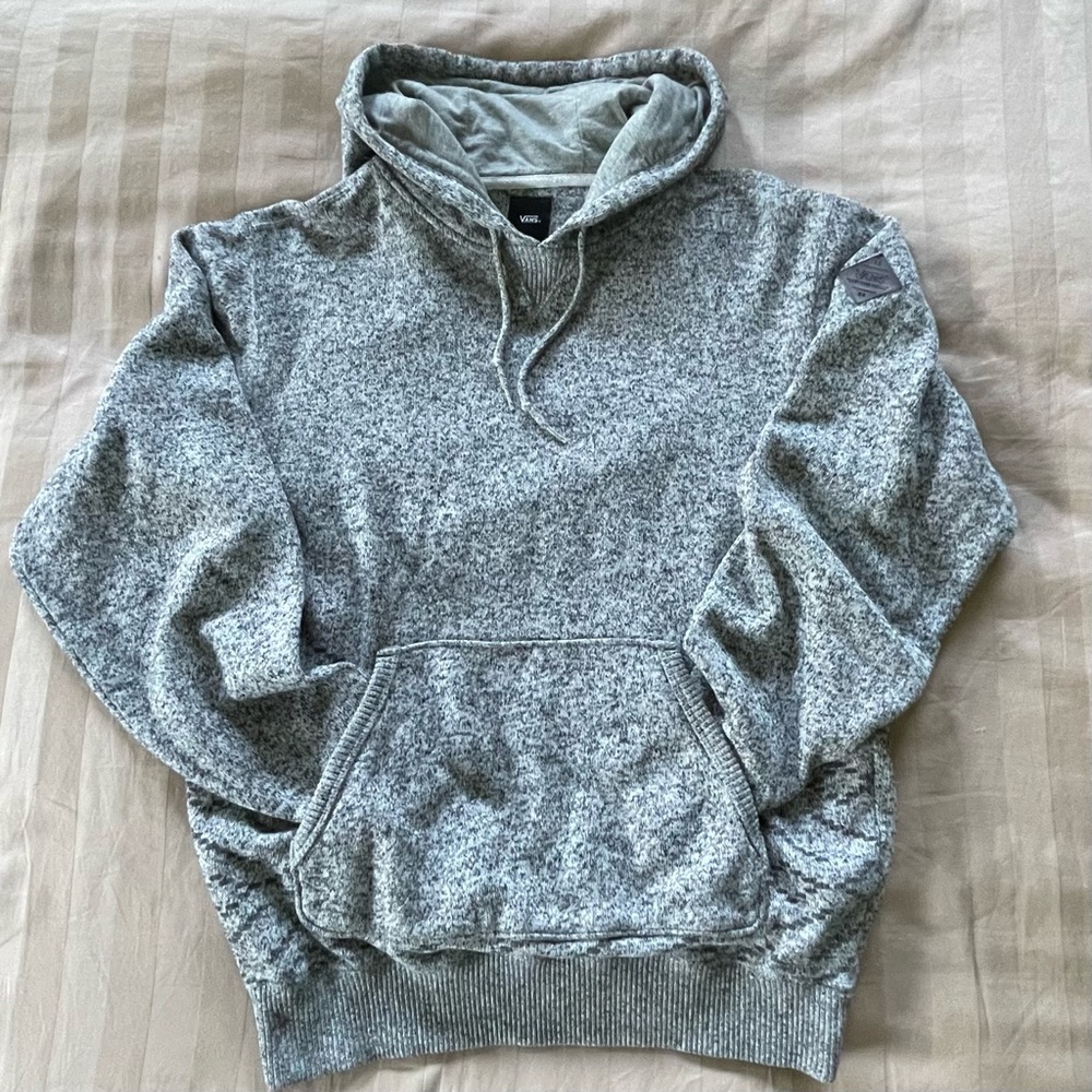 Vans gray hoodie sweatshirt